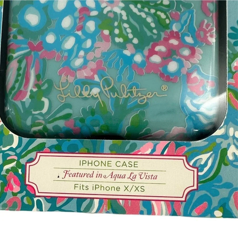 NEW Lilly Pulitzer iPhone X/XS Case in Aqua La Vista